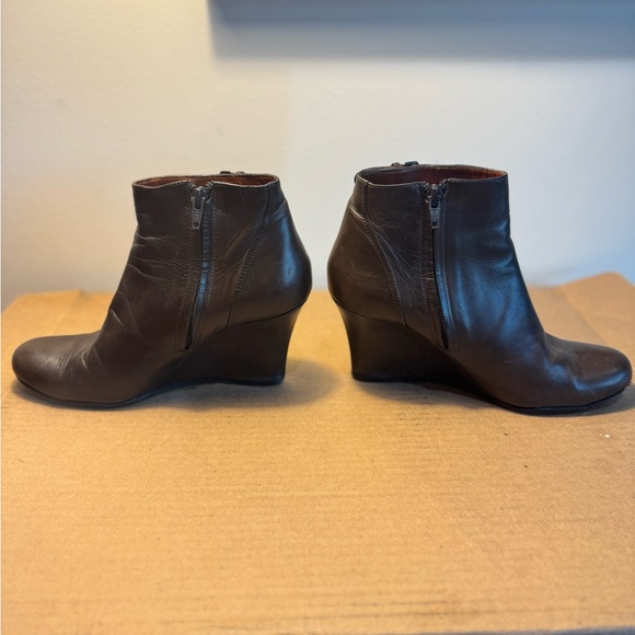 Lanvin Buckle Wedge Boot - Picture 2 of 4